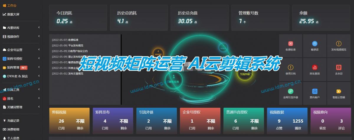短视频矩阵发布，强大智能云剪运营管理系统，实操使用步骤  第2张